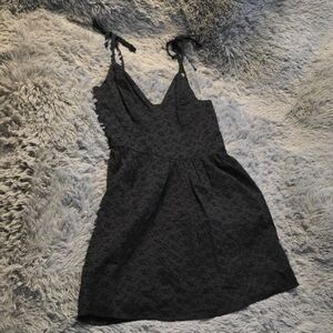 Macy's Black Lace Dress